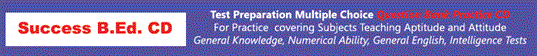 B.Ed. Question Bank CD