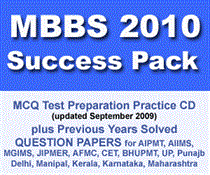 MBBS Entrance Exam  Solved Question Papers and Test Preparation MCQ Practice CD