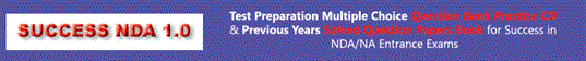 NDA Entrance Test Question Bank CDs and Books