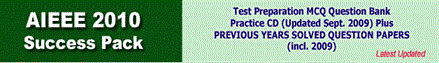 AIEEE 2010 Solved Question Papers