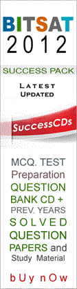 BITSAT Test preparation Question bank CD and Previous years Solved Question papers Book
