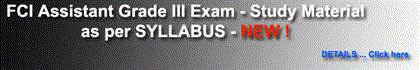 FCI Recruitment Exam Question Papers