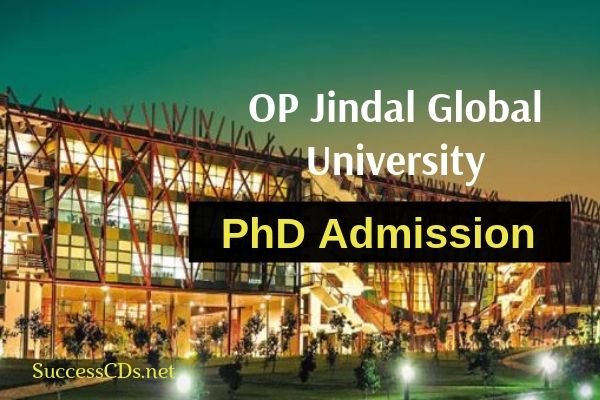 op jindal phd admission 2019