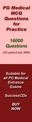 PG Medical Entrance Exam Question Bank Prectice MCQ CD