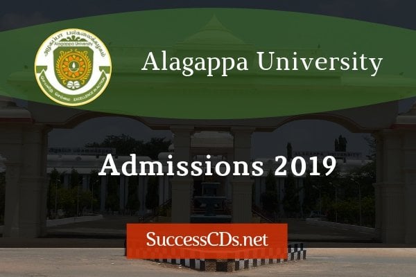 alagappa university admissions 2019