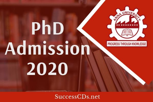how to join phd in anna university