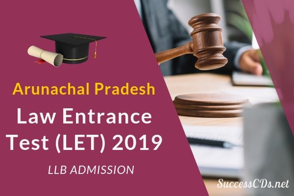 arunachal law entrance test 2019