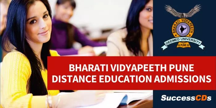 bharati vidyapeeth pune distance education admissions 2021