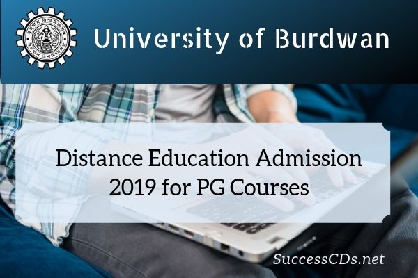burdwan university distance education admission