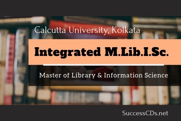 calcutta university integrated mlibsc admission