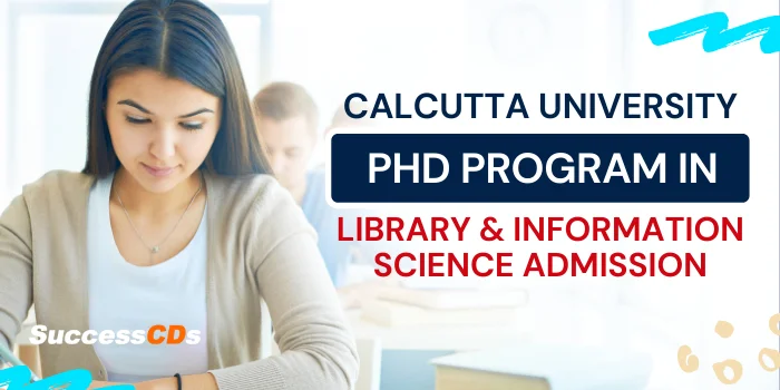 calcutta university phd admission