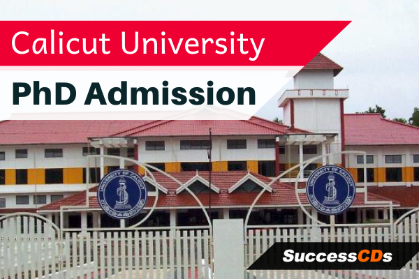 calicut university phd admission 2020