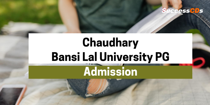 chaudhary bansi lal university admission 2020