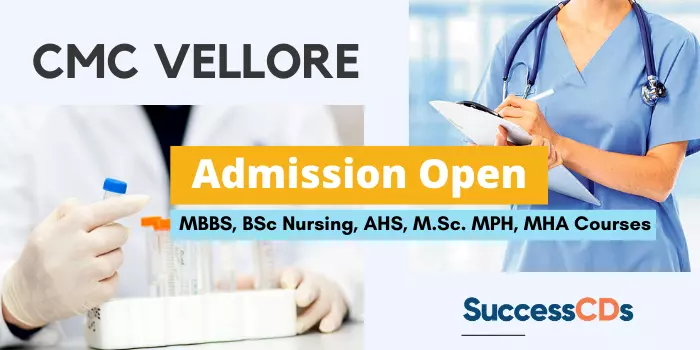 cmc vellore mbbs, bsc nursing admission 2021