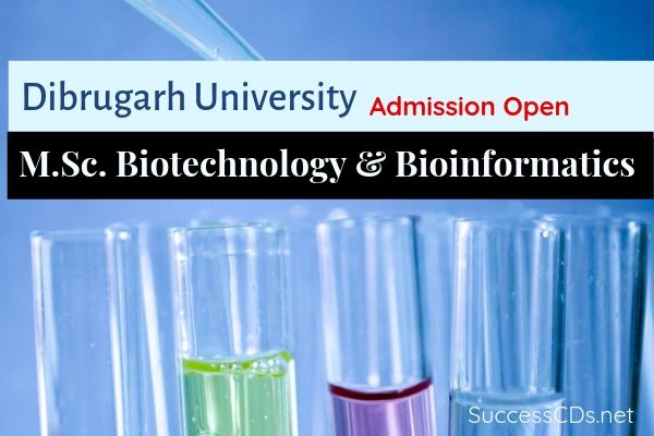 dibrugarh university msc admission 2019