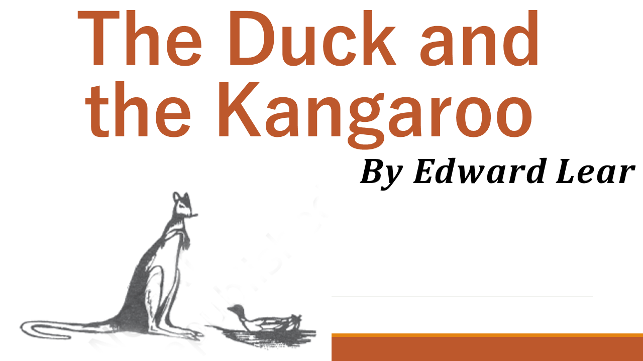 the duck and the kangaroo