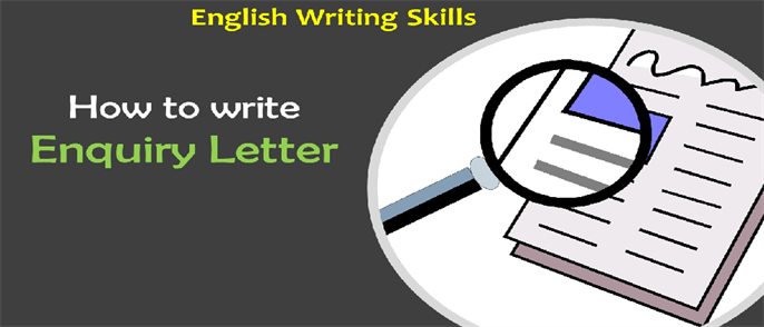 Enquiry Letter Format English Letter Writing Skills Class X Xii