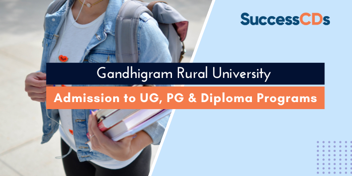 Gandhigram Rural University UG PG Admission 2021