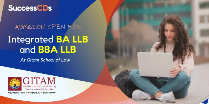 gitam university integrated ba llb and llb