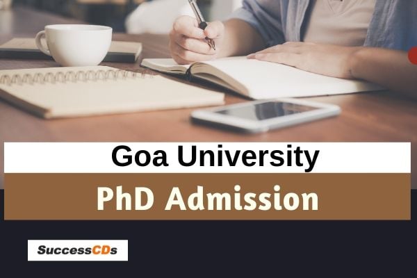 goa university phd admission