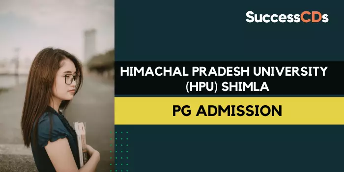 himachal pradesh university pg admission