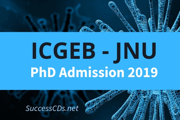 icgeb admission 2019