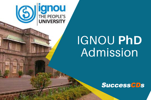 phd computer science admission 2021 ignou