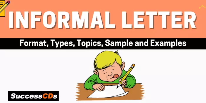 Letter format informal similarities between