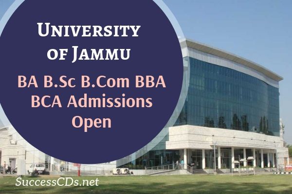 jammu university admission 2019