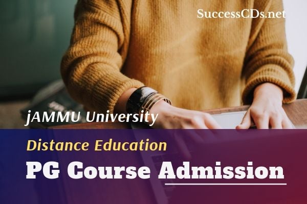 jammu university distance education pg admission