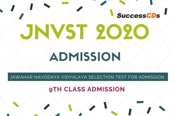 Navodaya Vidyalaya Admission 2020 For Class 9th Application
