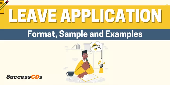 Leave Application format, samples, guide