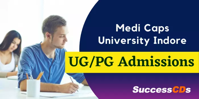 medi caps university indore admission 2021