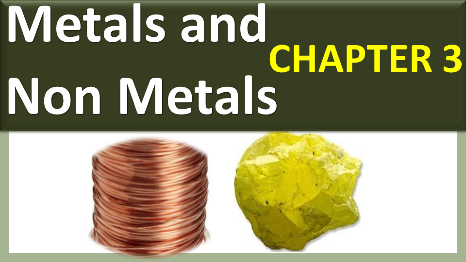 metals and non metals notes