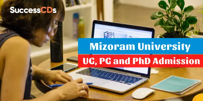 mizoram university ug pg and phd admission