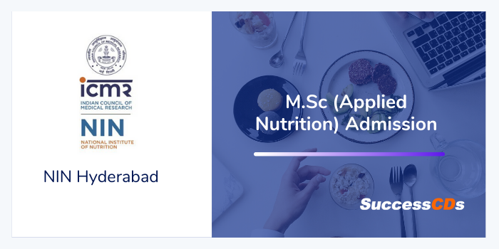 national institute of nutrition msc applied nutrition admission 2020