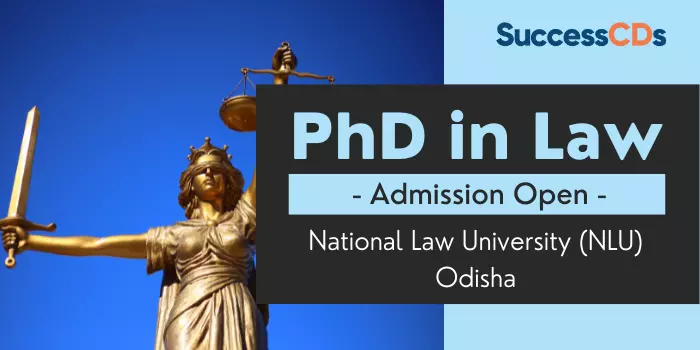 nlu odisha phd admission
