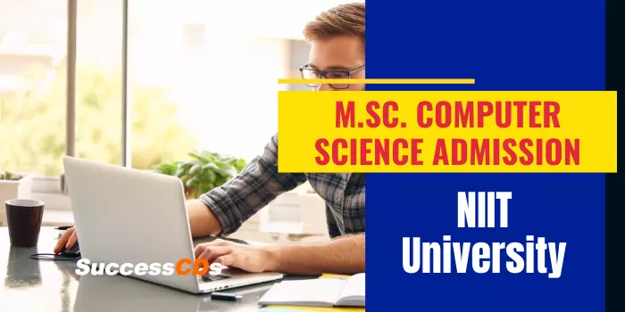 niit university integrated msc computer science admissions 2021