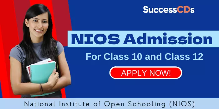 NIOS class 10 and 12 admission 