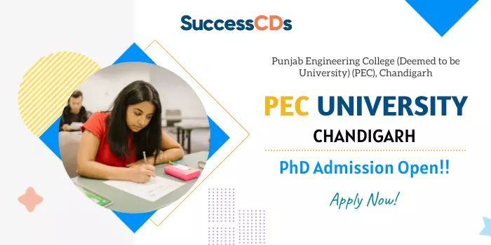 pec university of technology phd admission