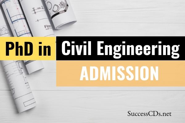 phd in civil engineering admission
