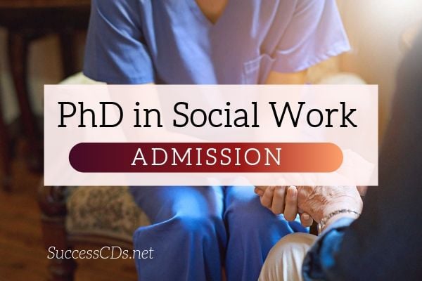 phd in social work admission