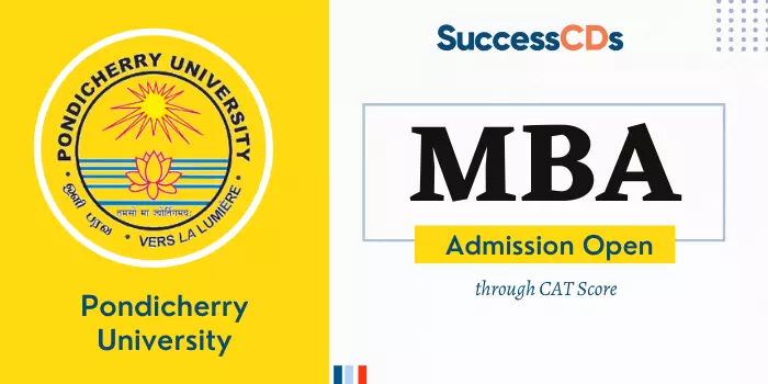 pondicherry university mba admission 2021