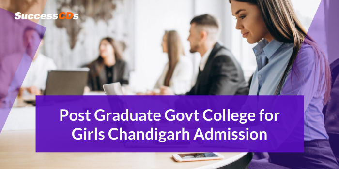 Post graduate govt college for girls chandigarh admission 2020
