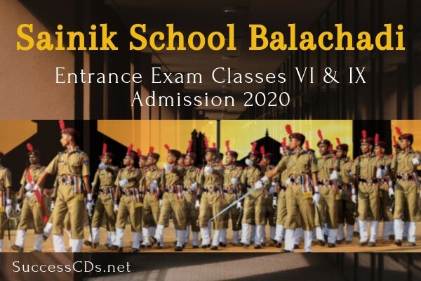 sainik school balachadi admission