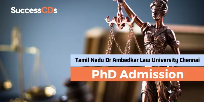 tamilnadu law university phd admission