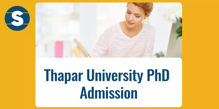 thapar university phd admission