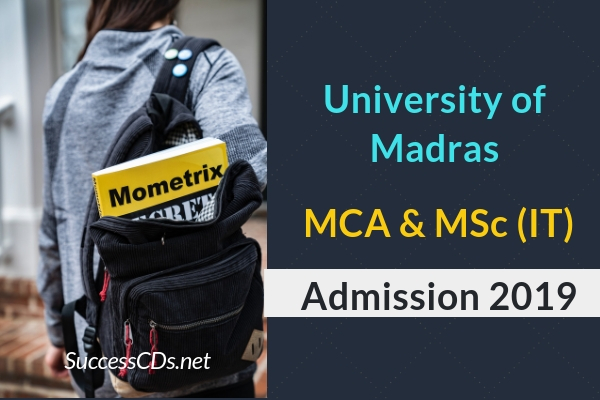 university madras distance admission 2019