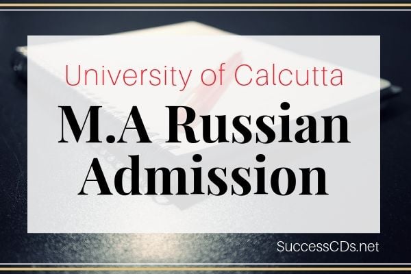 university of calcutta ma russian admission