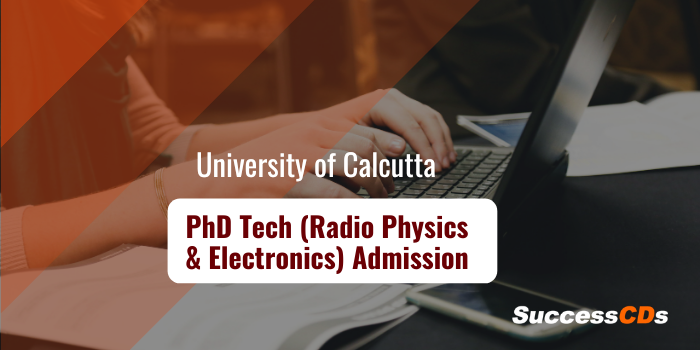 university of calcutta phd tech admission